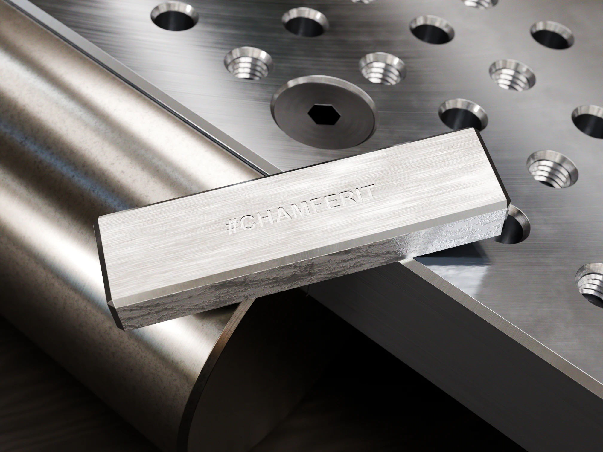 Chamfered Block in Blender